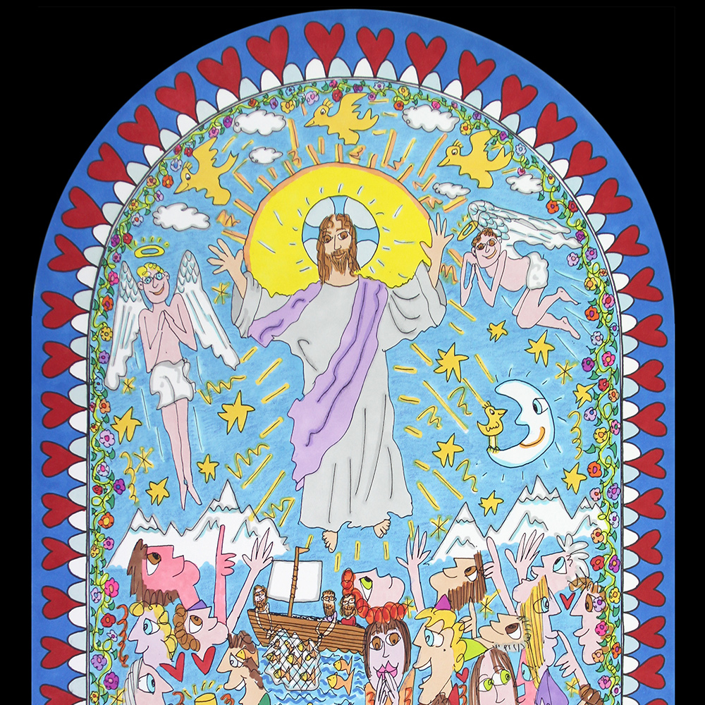 Einweihung neuer RizziFenster in der Kreuzeskirche Essen