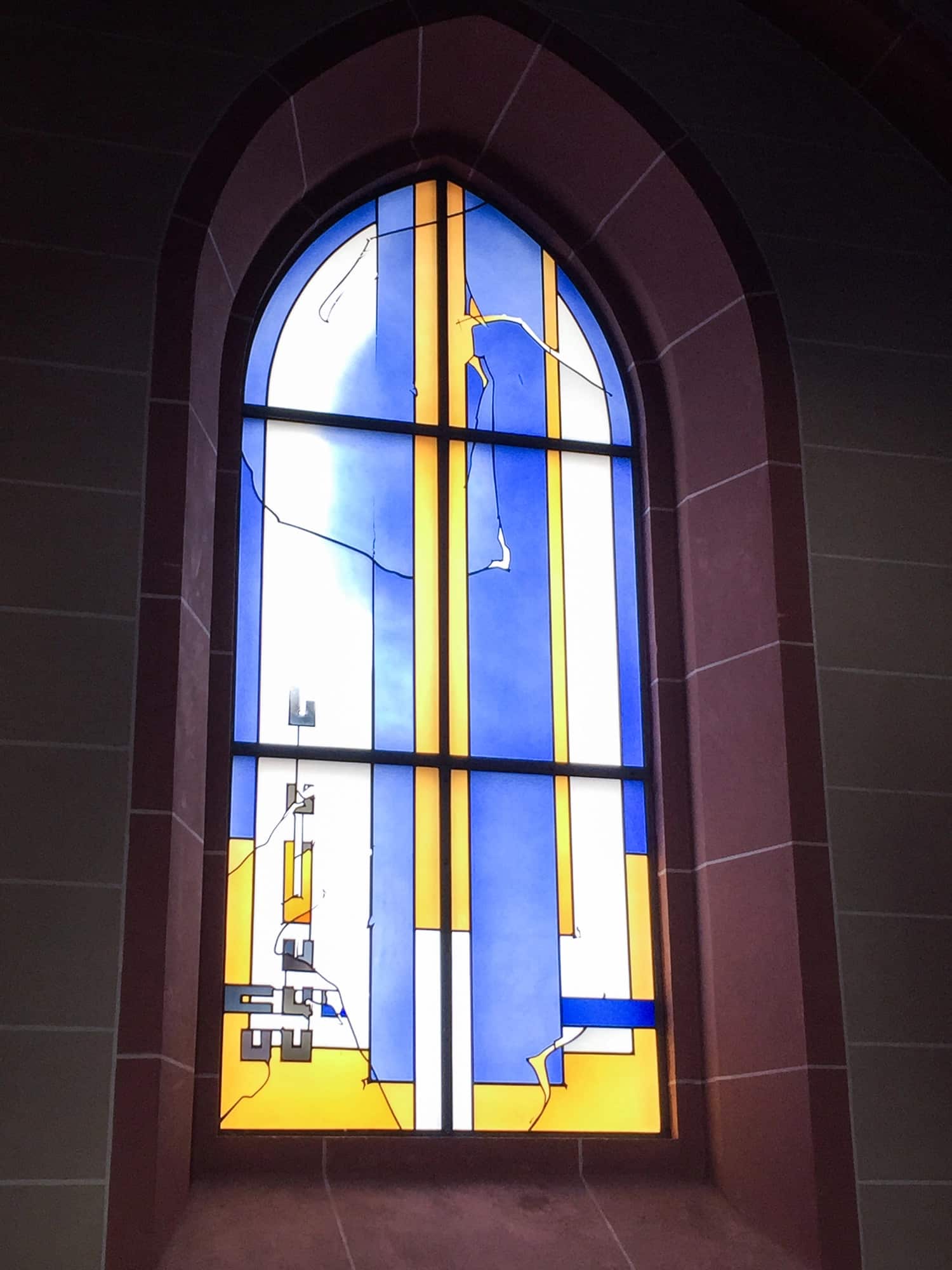 Glaskunst Fenster Stadtkirche Langen